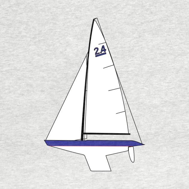 US 2.4 Meter Sailboat by CHBB